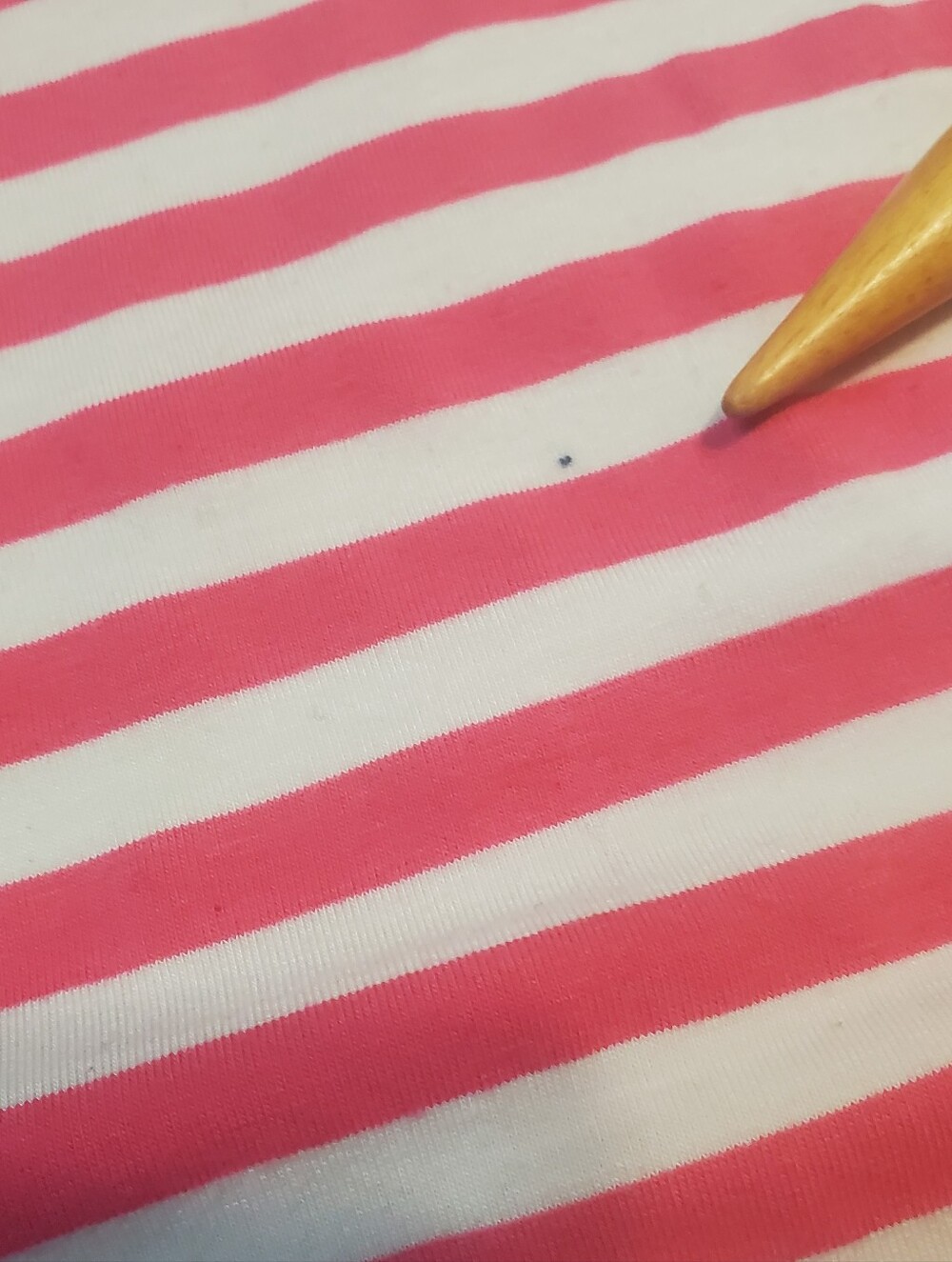Vixen Bad Girl Pink & White Striped Shirt, Original Run. - Picture 7 of 7